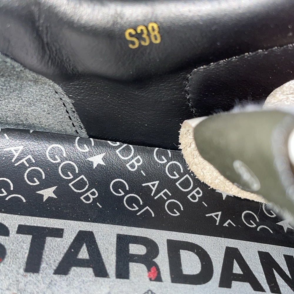 Golden Goose Stardan Size-38 Neon Pink Blue Soles - Picture 8 of 9